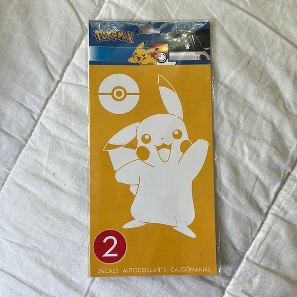 Pokemon Other - pikachu car decal sticker